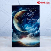 Archies A Note To Say I Am Really Sorry Moon Design Greeting Card
